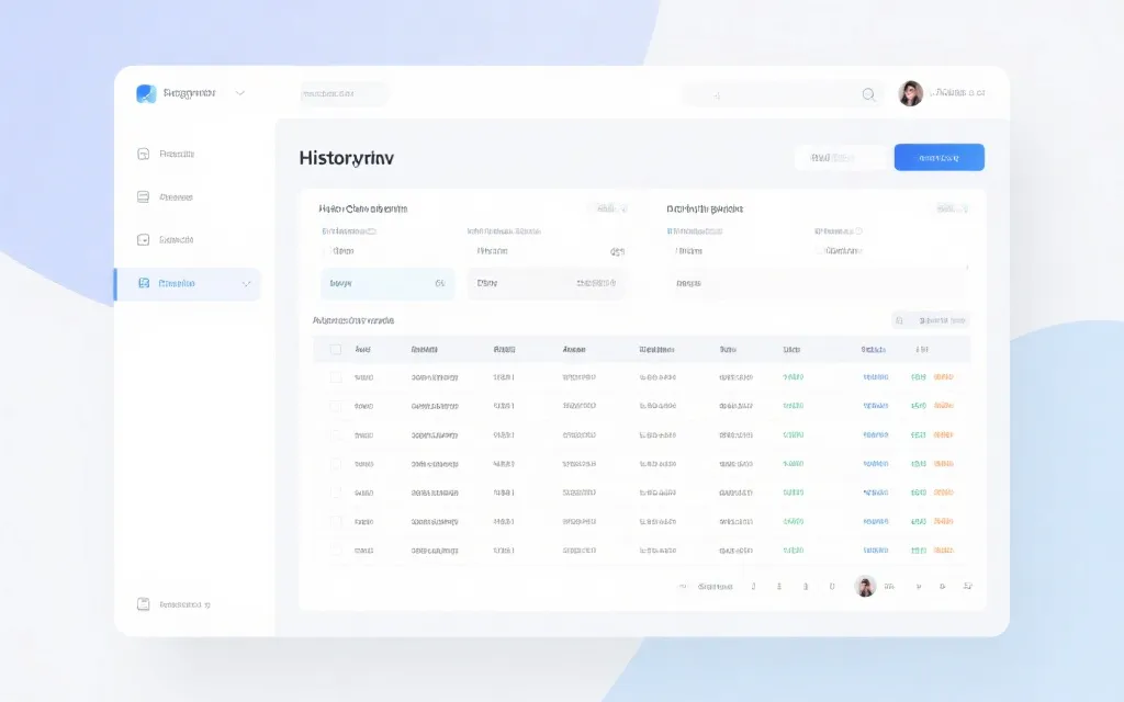历史开奖归档与查询界面示意